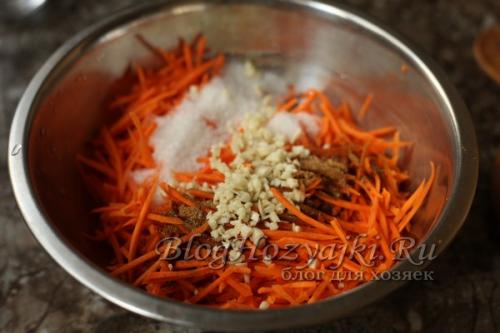Морковь по-корейски с готовой приправой. Морковь по-корейски с приправой на зиму