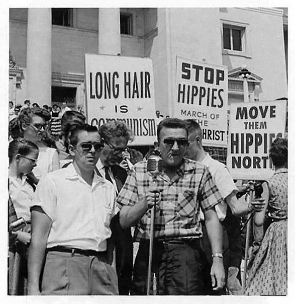 Длинные волосы – коммунизм. США, 1960-е. было, история, фото