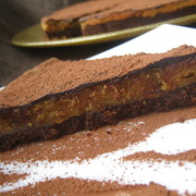 Шоколадно-арахисовый торт (Chocolate Peanut Slice) - для Тасиной мамы!