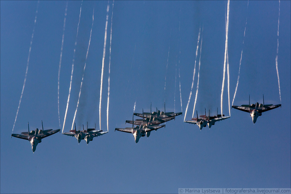 Русские витязи и Стрижи на China Airshow 2016