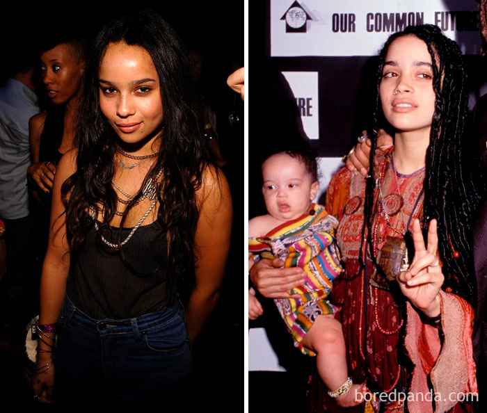 Zoë Kravitz And Lisa Bonet In Their 20s