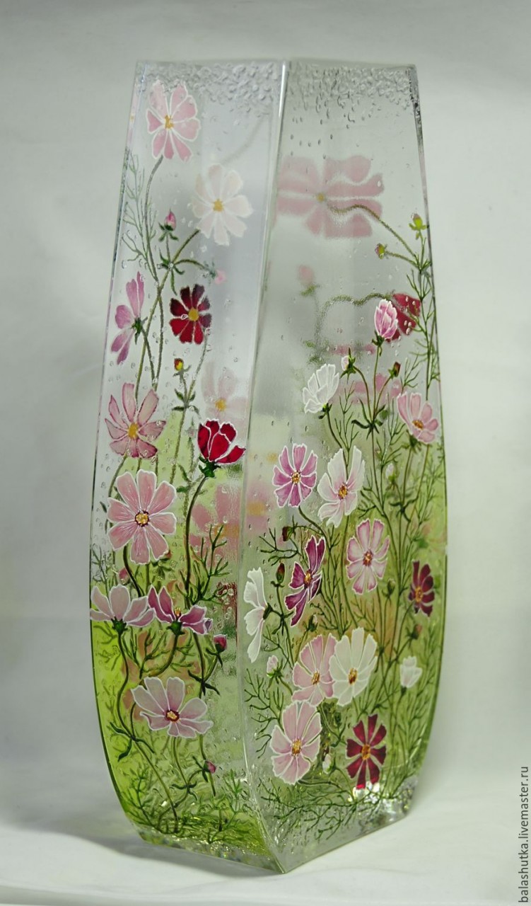 Вазы расписанные вручную в витражной технике. Автор Екатерина Балашова Москва. Вазы расписанные вручную в витражной технике. Автор Екатерина Балашова Москва. handmake