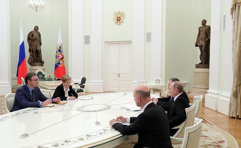Премьер Сербии рассказал о чем говорил с Путиным в Москве