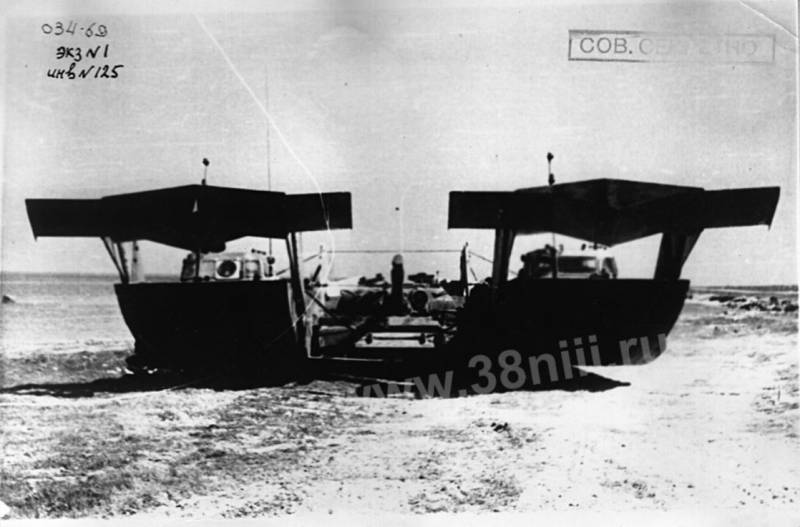 История зампотеха: танковый десант на подводных крыльях оружие