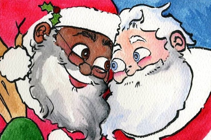 Американский Санта-Клаус оказался чернокожим геем — СМИ 