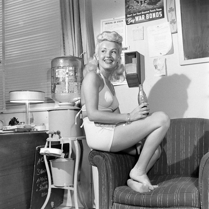 Betty grable on the enola gay