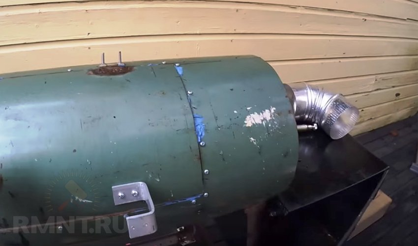 Коптильня из газового баллона своими руками