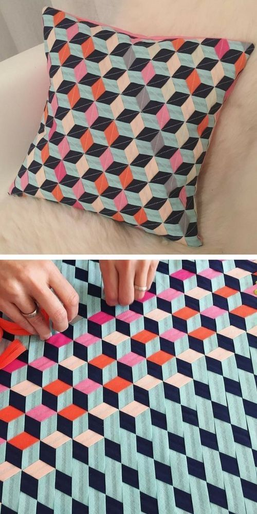 Японская, мозаичная техника плетения из ткани. Идеи - для вашей рукодельной копилки!