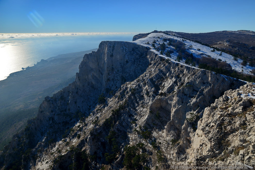 В Крыму над облаками