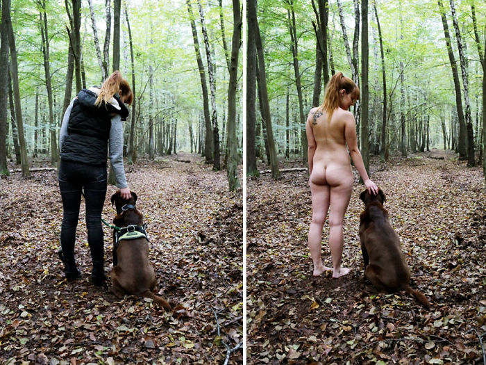 People Doing Everyday Things Without Clothes