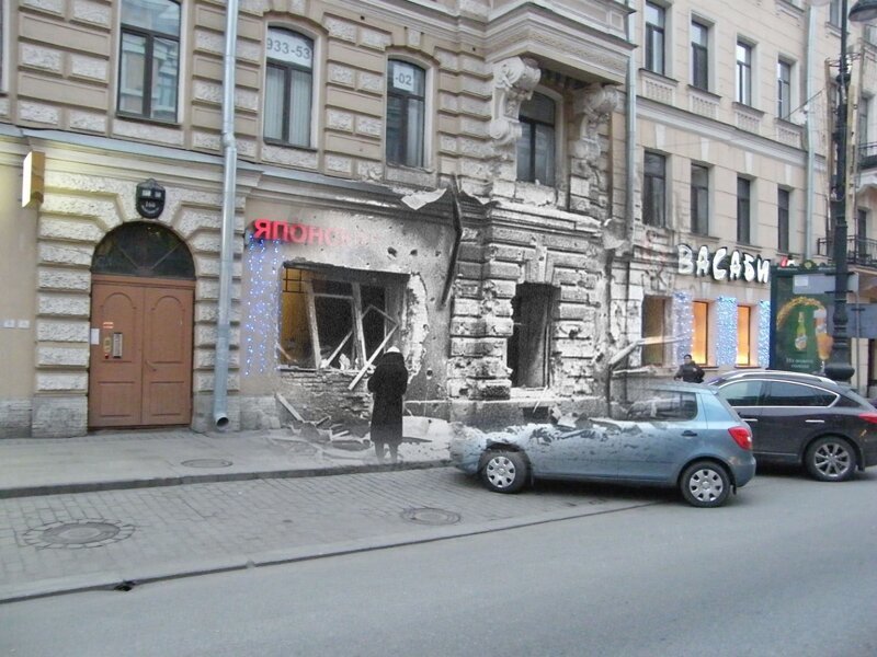 Ленинград 1945-2009 Невский проспект 160 блокада, ленинград, победа