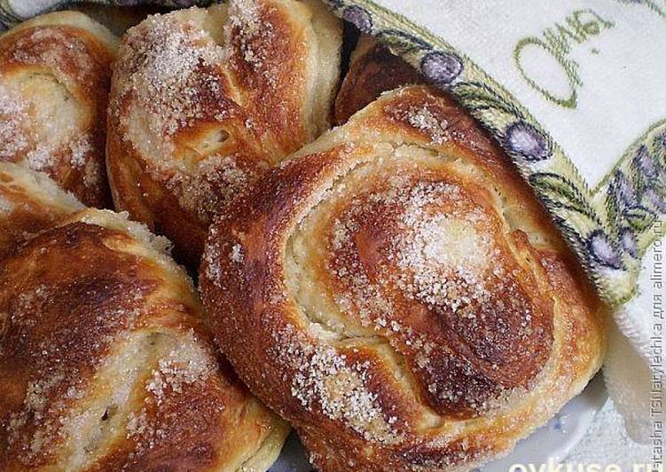 Пышные сахарные булочки