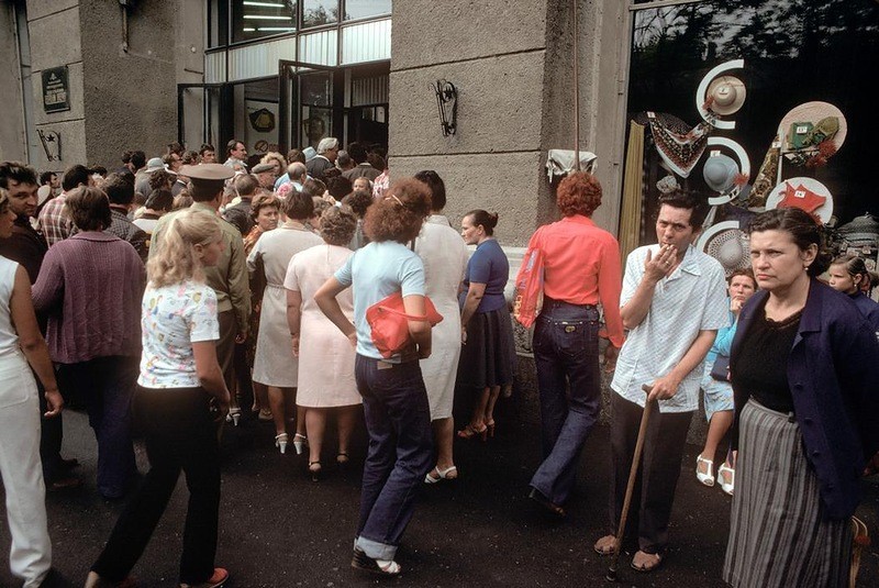 Магазин одежды в Одессе 1981 год, СССР, история, люди, фото