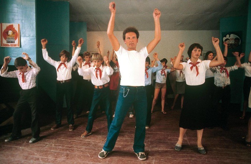 Урок "Диско" в пионер лагере "Красное знамя" под Одессой 1981 год, СССР, история, люди, фото