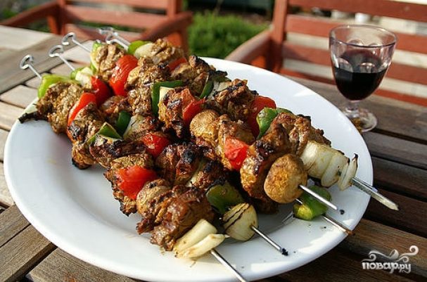 Шашлык по-абхазски кухни мира,мясные блюда,шашлык