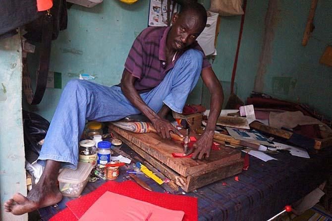 Аутентичный рынок в Нигерии 