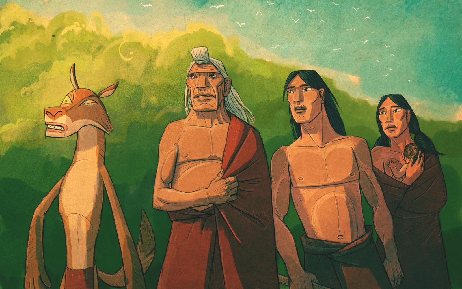 Кадр из мультфильма «Четыре души Койота»