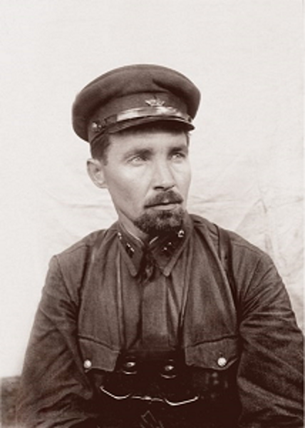 Командир 1-го Отдельного особого лыжного полка В.Ф. Маргелов 