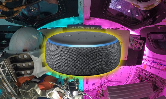 NASA показало голосовой помощник Alexa в режиме космической вечеринки