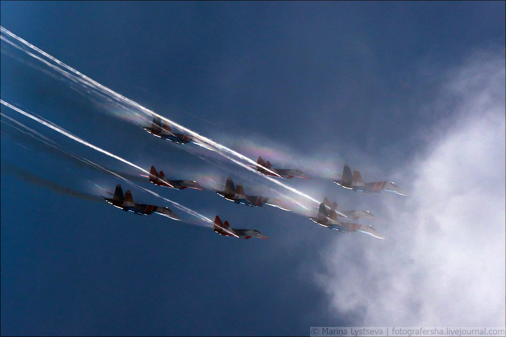 Русские витязи и Стрижи на China Airshow 2016