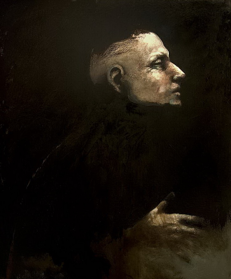 На магнетическом сеансе. Антон Павлович Чехов и художник Владимир Рябчиков Живопись