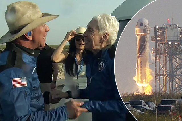 Как прошел полет миллиардера Джеффа Безоса в космос: фото, видео и интересные подробности