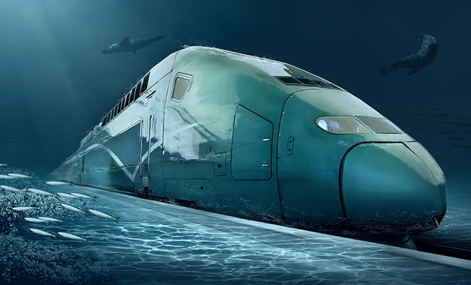 Подводный поезд из Дубая в Индию. Локомотивы хотят направить под океаном на скорости 1000 километров в час