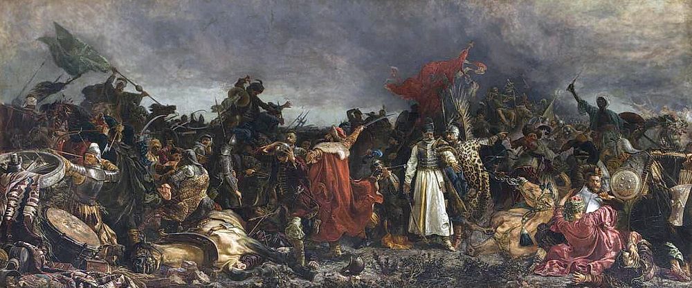 «Битва под Цецорой 1620 года». Художник Витольд Пивницкий, 1878 г.