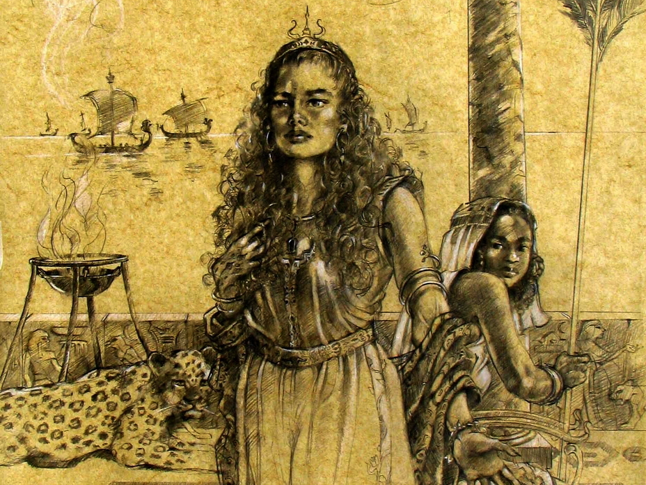 ​Так романтично в воображении современного нам художника выглядела основательница Карфагена Элисса, она же Дидо - Мегаполис, стёртый с лица земли | Warspot.ru