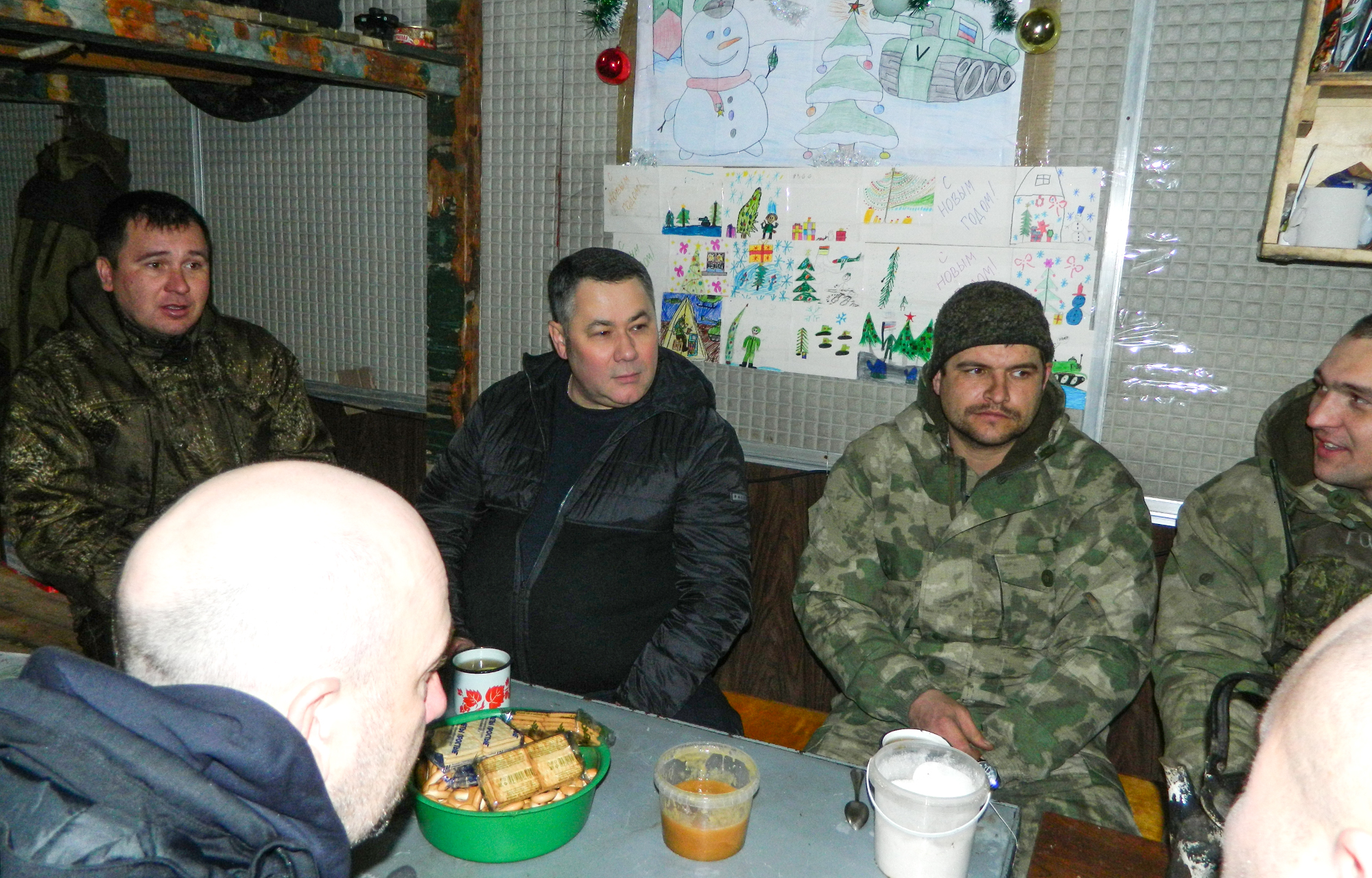 Игорь Руденя встретился с военнослужащими в прифронтовой зоне проведения СВО