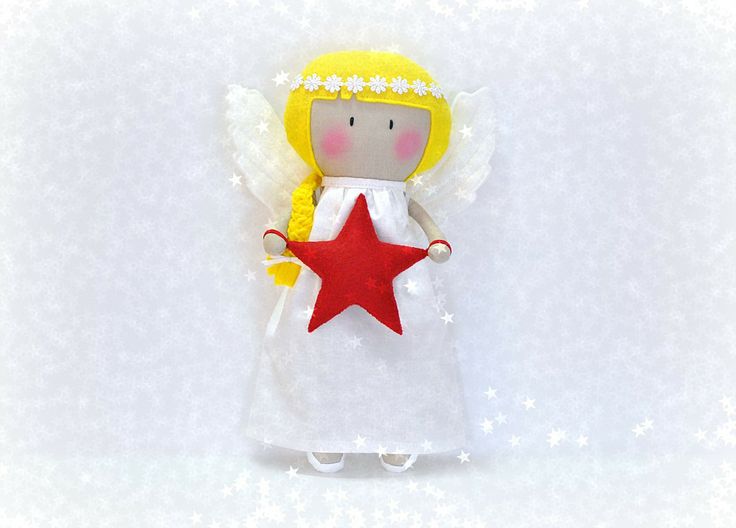 Мой Тини-Крошечный Рождественский Ангел Кукла ® / 11 "ручной кукол от Кука вас Некоторые Лапша