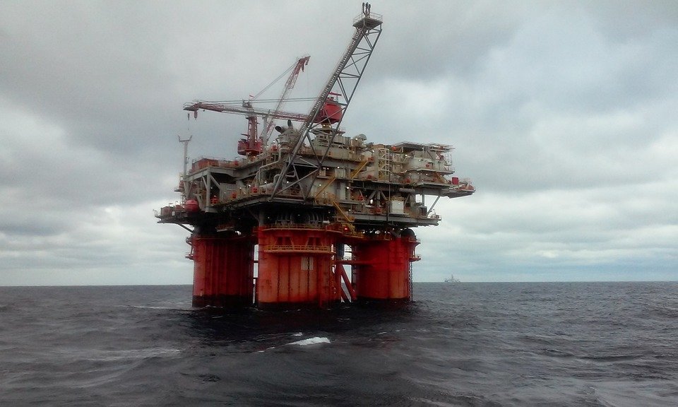 Нефтяной Вышке, Нефтяная Платформа, Океан