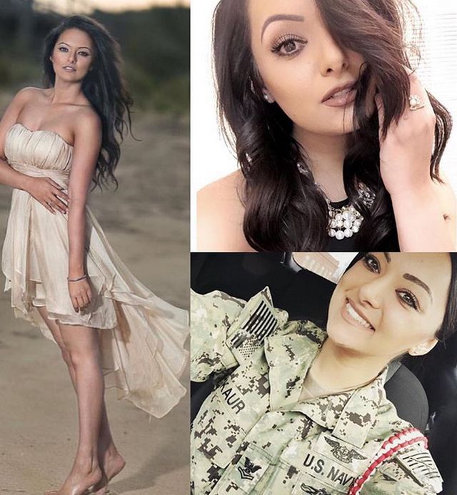 Симпатичные девушки форме и без (18 фото)