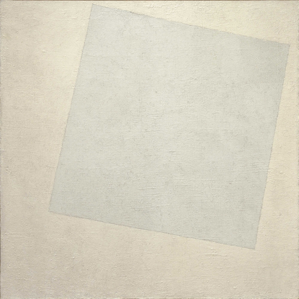 Каземир Малевич. Белое на белом, 1918, Нью-Йоркский музей современного искусства, г. Нью-Йорк