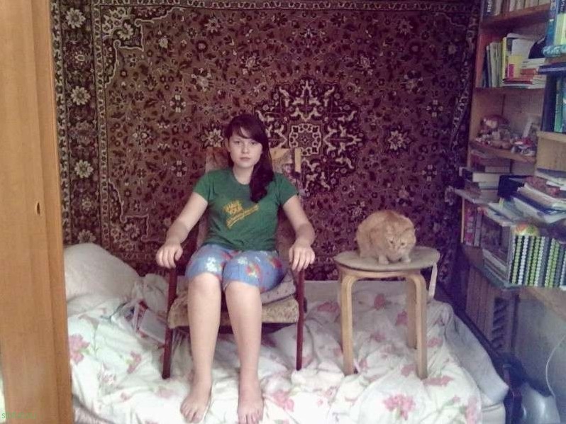 Всё идеально : ковер,кот,женщина своя атмосфера, фотографии