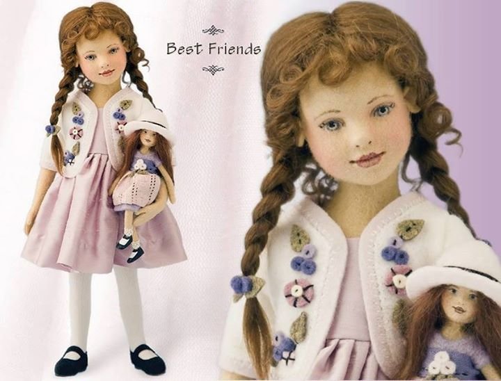 Чудесные куклы из фетра художника-кукольника Мэгги Иаконо вдохновляемся,куклы,мастерство