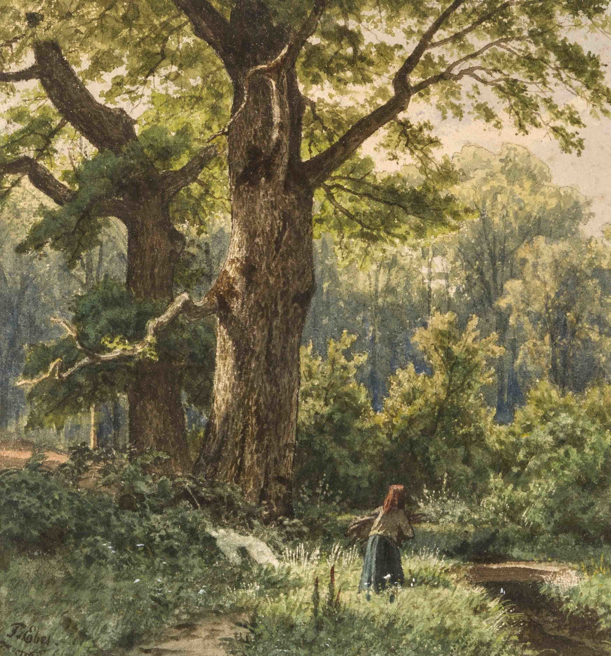 Художник Fritz Ebel (Фриц Эбель)