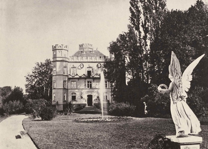 Замок Берг на озере Штарнберг, 1886 год. | Фото: de.wikipedia.org.
