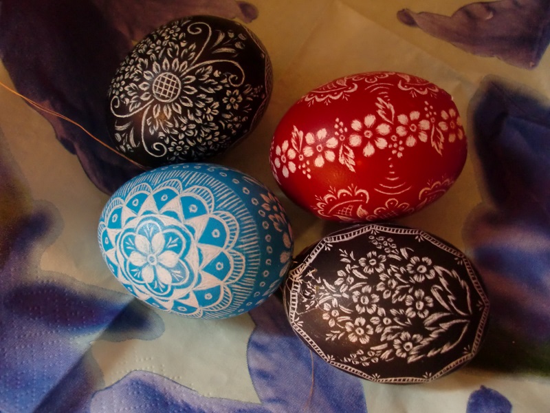 пасхальные яйца декор