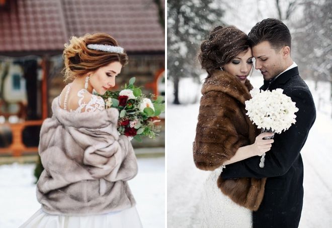 Полушубок для невесты – важная часть зимнего свадебного образа мода и красота,модные образы,модные тенденции,одежда и аксессуары,свадебная мода