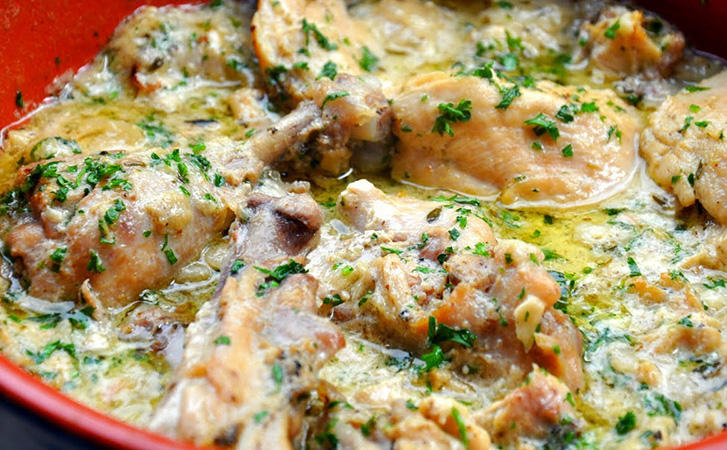 Ужин на семью за 30 минут у плиты: курица по-кабардински, бесподобно вкусный рецепт