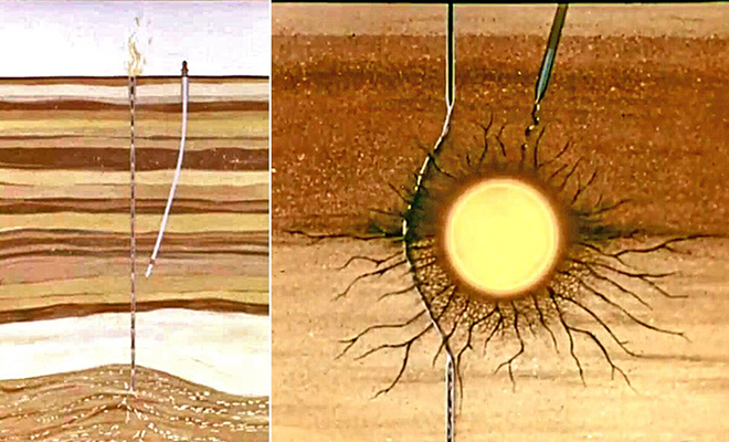 В 1966 году советские физики решили потушить скважину ядерным взрывом. Архивное видео высоким, метров, скважины, заряд, выброс, давлением, термоядерного, работами, эксперты, создали, Заряд, закрыв, канал, перекрыть, должен, заряда, декабря, подрыв, руководили, предложили