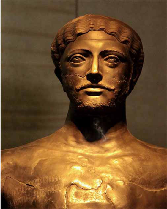 Бронзовая статуя Дхамара Али Яхбура II, царя Химьярита, который, вероятно, правил в конце 3 или начале 4 века нашей эры. / Фото: commons.wikimedia.org