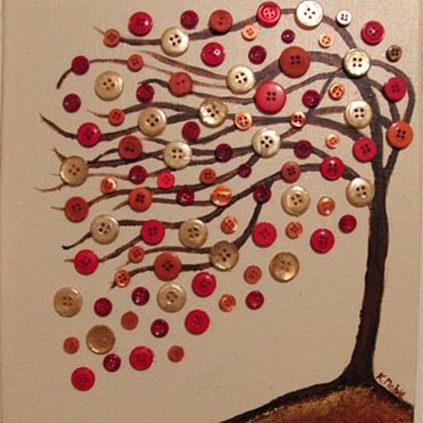 Картинки по запросу Родовое дерево из пуговиц