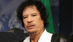 Ливийский лидер Муаммар Каддафи