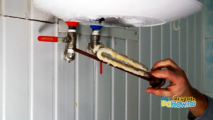 Как почистить ТЭН водонагревателя от накипи полезные советы,ремонт,сделай сам