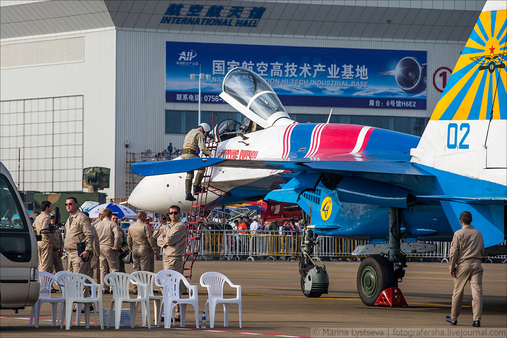 Русские витязи и Стрижи на China Airshow 2016