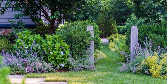 13 современных идей по декору сада природными камнями декор,ладшафтный дизайн,сад