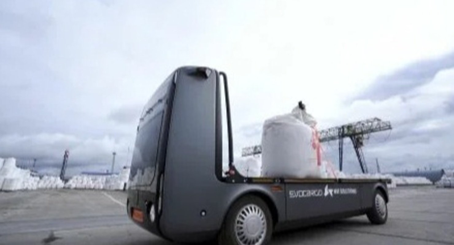«Газпром» тестирует электрические грузовики-беспилотники Evocargo EVO-1