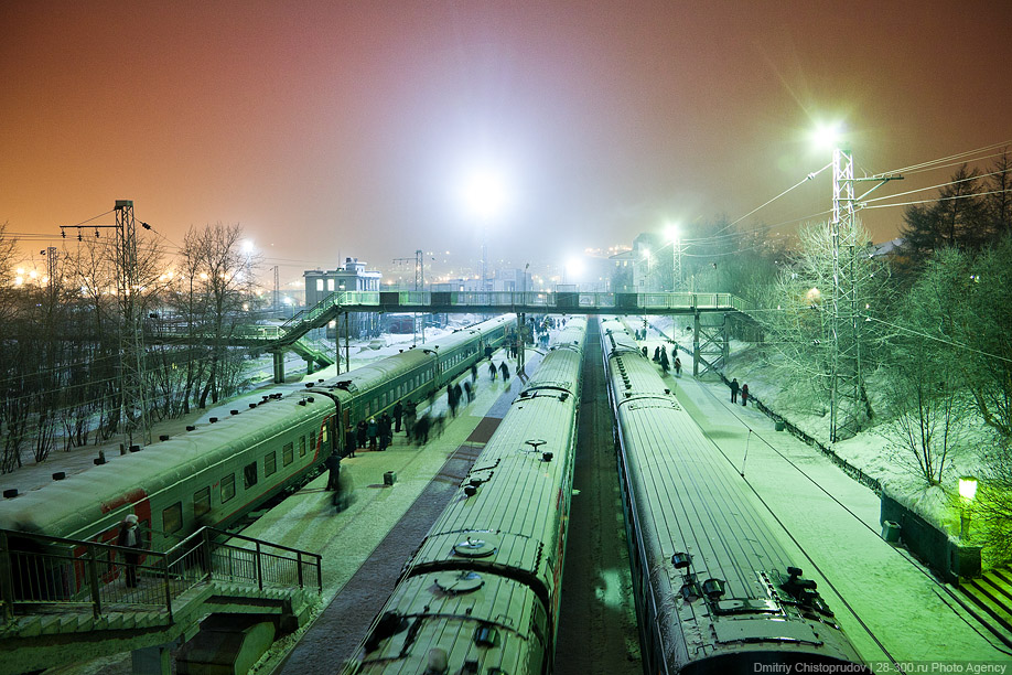 Заполярье. Суровый Мурманск.